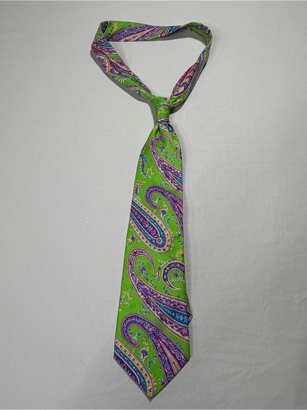 POLO Ralph Lauren Bright Green Paisley Tie
